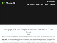 Tablet Screenshot of mortgagewebsite.net